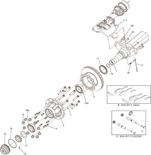 Fuwa Fb24 Hd Disc Brake Axle