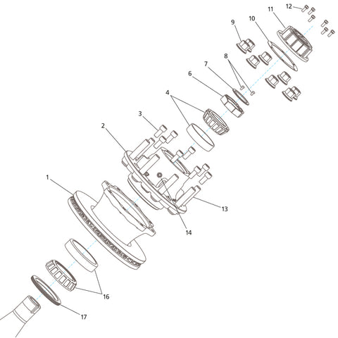 Hendrickson Hxl2 & Hxl5 Hn Disc Brake 19.5 & 22.5