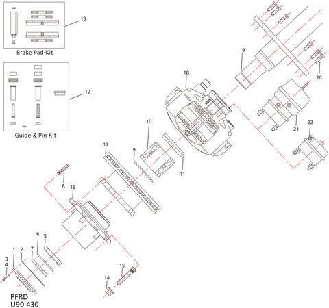 Tmc Unitised Pan 22 Disc Brake Axle