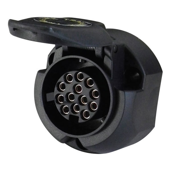 PRESA FISSA A 13 POLI 12V PER CARRELLI PRESA FISSA A 13 POLI 12V PER CARRELLI