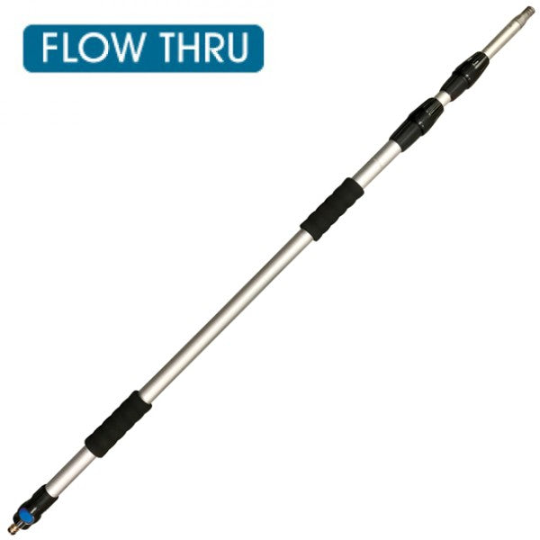 Heavy Duty Telescopic Wash Pole, Flow Through - 1.3m to 3.3m