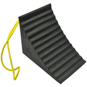 Wheel Chock - Heavy Duty Black Rubber