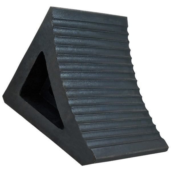 Jumbo Wheel Chock - Black Rubber