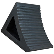 Jumbo Wheel Chock - Black Rubber