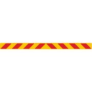 ZEBRA Rear Marker 1600 x 100mm Class 1 Reflective Sign - Long Life Sticker
