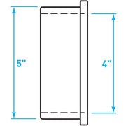 Air Intake Rubber Insert Sleeve Reducer - 5