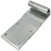 Square Rear Door Hinge - Polished Aluminium