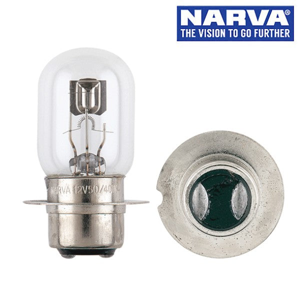 Narva 49212 - 12V 50/40W P22d (T28) Asymmetrical Headlamp Globe (Single)