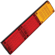Narva Model 48 LED Rear Direction Lamps with In-Built Reflectors, Black Housing & Security Caps
