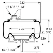 Air Spring Assembly - Kenworth Air Glide 200/400 C81-1005