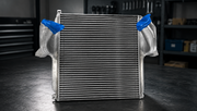 Truck intercooler for heavy-duty engine cooling system