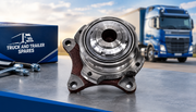 Mercedes Actros MP4 truck with cooling and air conditioning parts including radiator, intercooler, condenser and AC compressor