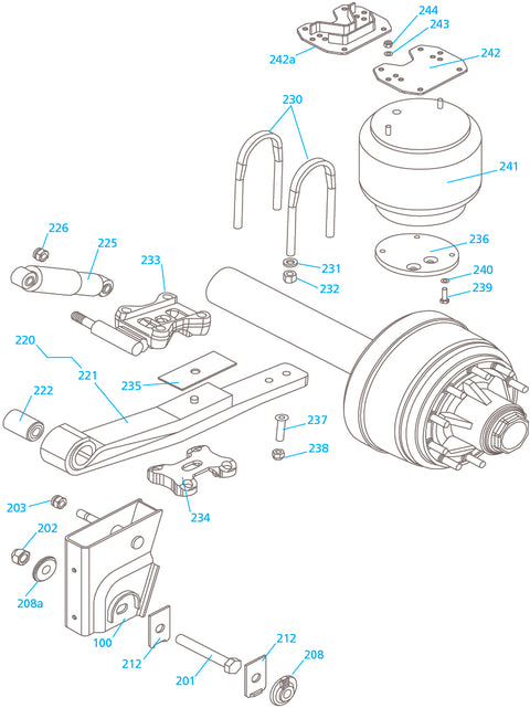 HANZ / SAF EURO 2 - UNDERSLUNG AIR SUSPENSION