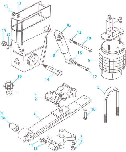 HOLLAND E510, E530, H041, U524 - UNDERSLUNG