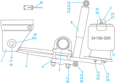 MERITOR FLEXAIR 11000LS - UNDERSLUNG