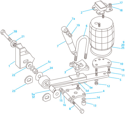 MERITOR FLEXAIR FL11000L - 150 - UNDERSLUNG