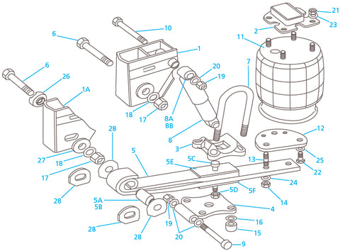 MERITOR FLEXAIR FL11000L - UNDERSLUNG