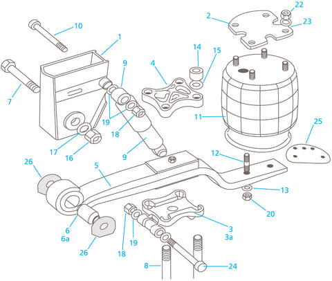 STEFAIR EURO 3 - OVERSLUNG 11T SUSPENSION