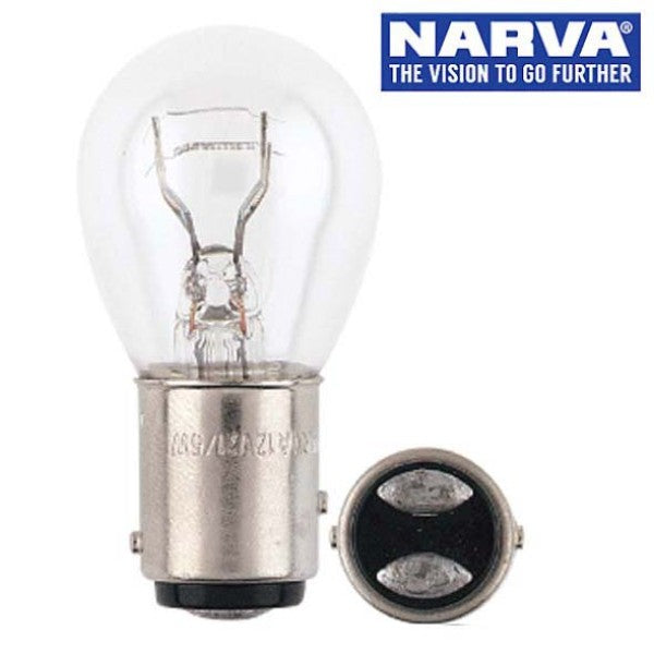 Narva 17925 - 12V 21/5W BAY15D P21/5W Incandescent Globes (Box of 10)