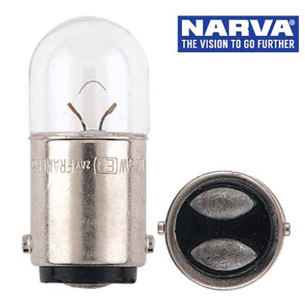 Narva 47210 - 12V 10W BA15d Incandescent Globes (Box of 10)