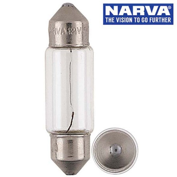 Narva 47653 - 24V 5W SV8-5.8 C5W Festoon Globes (Box of 10)