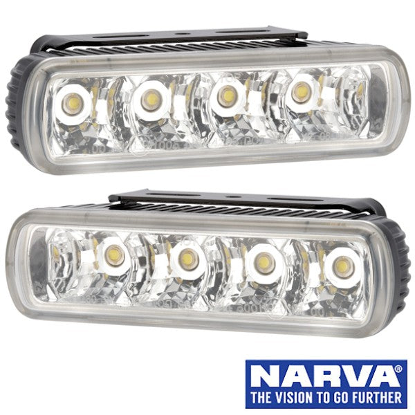 NARVA LED Daytime Running Light Kit with Adjustable Bracket - 71910