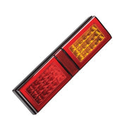 Narva Model 49 LED Rear Direction Lamps with In-built Retro Reflector - Coloured Lens