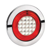 Narva Model 56 LED Rear Direction Lamps with 155mm Contoured Chrome Cover