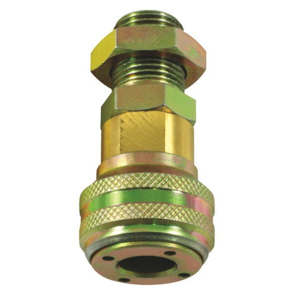 Bulkhead Coupling 1/2” BSP - Self Sealing