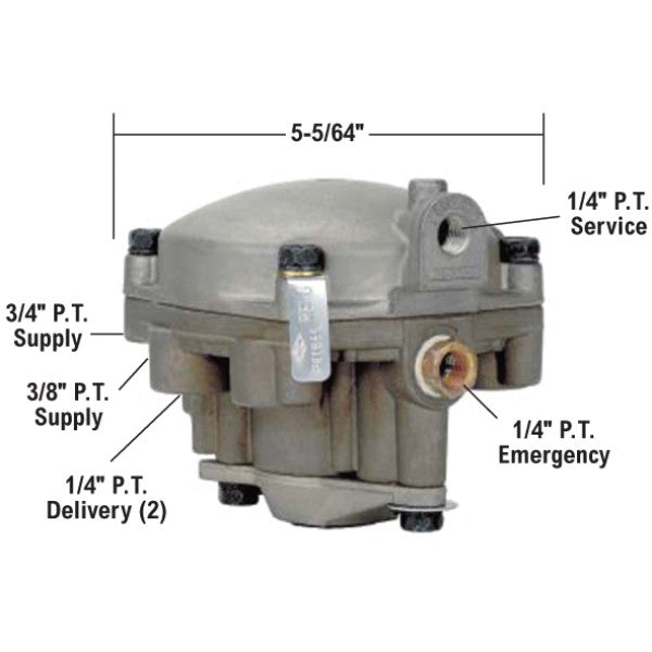 RE-6 Trailer Relay Emergency Valve