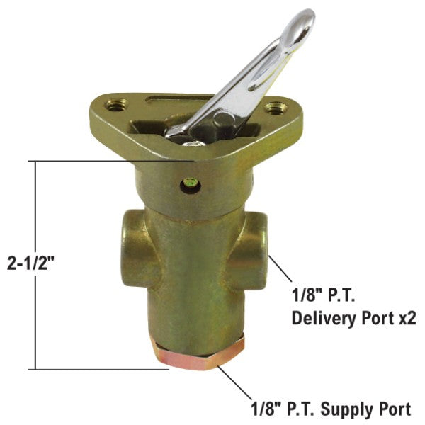 TW-1 Style Control Valve - Lever