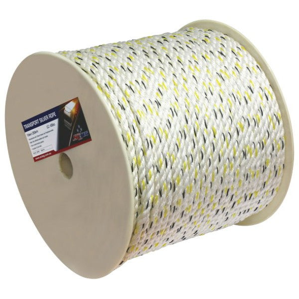 White Polyurethane All Purpose Rope - 10mm x 250m / 430kg