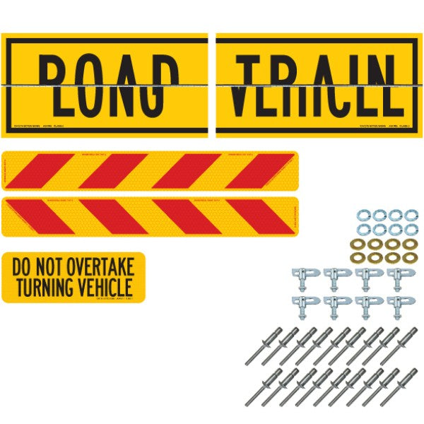 Signage Kit. To Suit -  40’ Skeletal Trailers