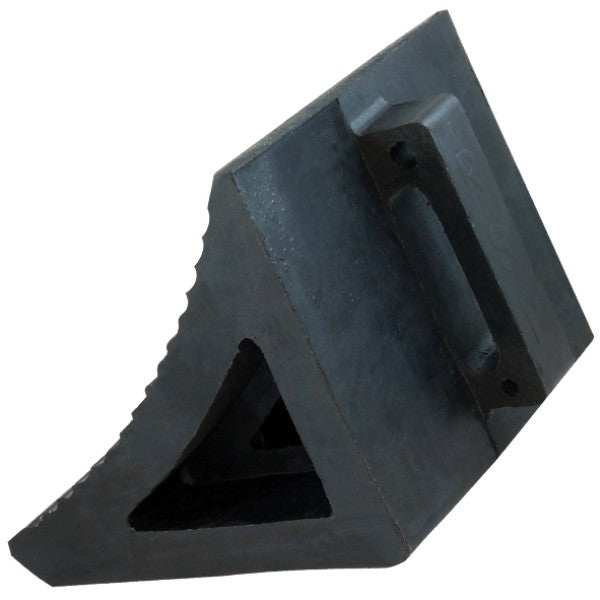 Jumbo Wheel Chock - Black Rubber