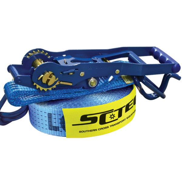 Reverse Action Load Binder / Restraint Ratchet Strap - 50mm x 11m