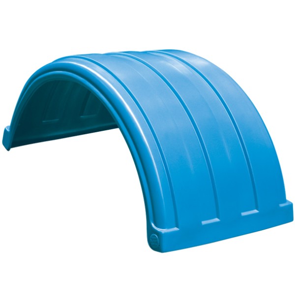 Dynaplas Original Plastic Mudguard - 630mm Wide - Light Blue