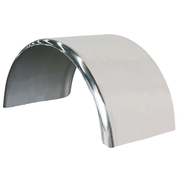 No Grooves Mudguard - Stainless Steel