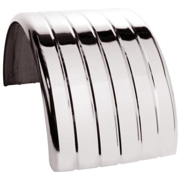 Lelox Ribbed Low Profile Mudguard - Stainless Steel