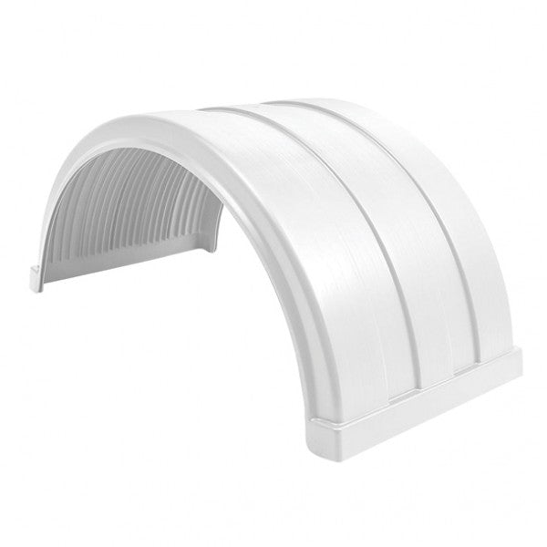 Truckmate Plastic Mudguard - 620mm Wide - White