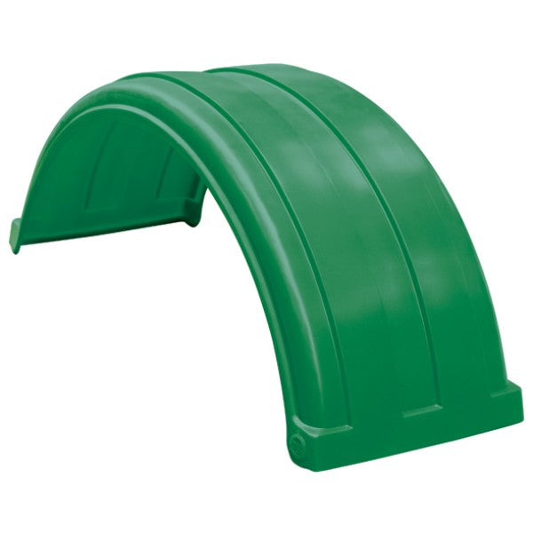 Dynaplas Super Single Plastic Mudguard - 470mm Wide - Dark Green