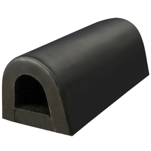 Black Bump Stop Rubber Round D shape - 300mm Length