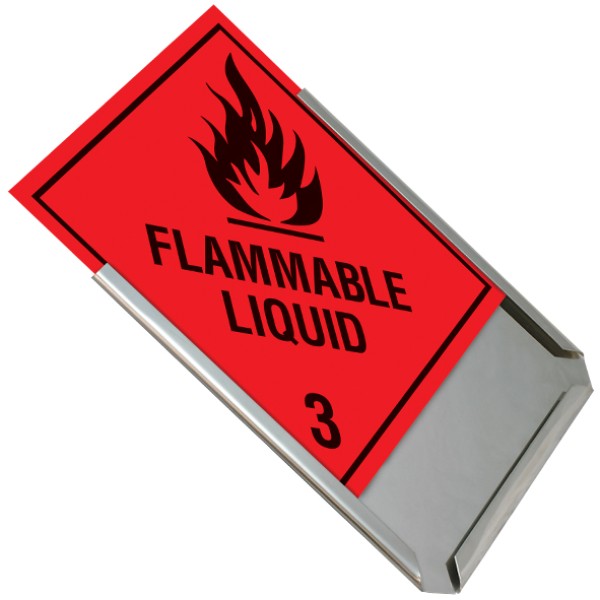 Dangerous Goods Sign Holder 250 x 250mm - Galvanised