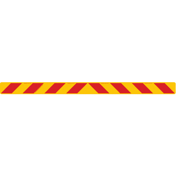 ZEBRA Rear Marker 1600 x 100mm Class 1 Reflective Sign - Long Life Sticker