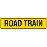 ROAD TRAIN 1200 x 300mm Class 2 Reflective Sign - Aluminium Plate
