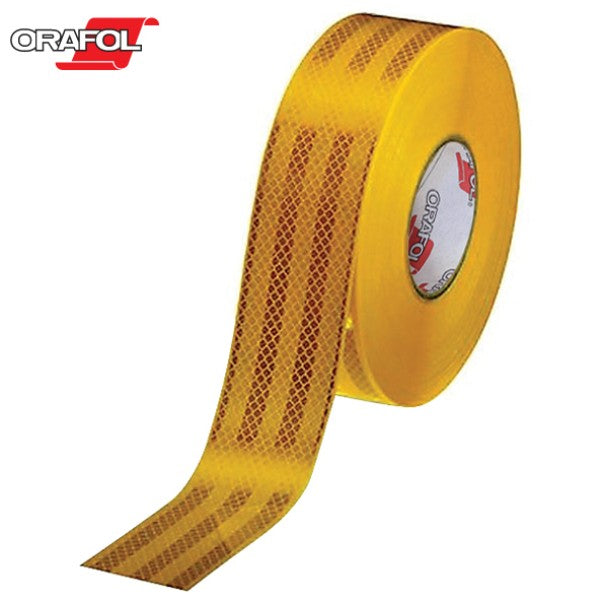 ORAFOL - ORALITE® VC104+ Reflective Tape (Rigid Surfaces) - Yellow / 50mm x 50m Roll