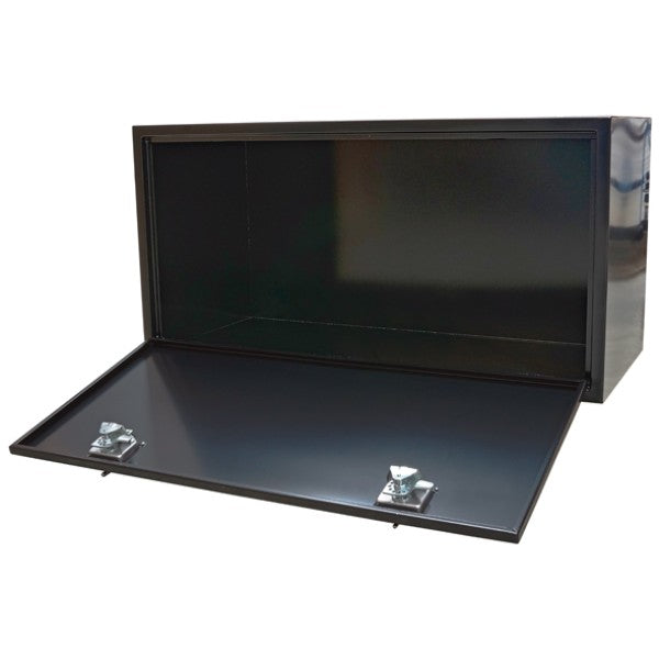 Truck & Trailer, Black Powder Coated Toolbox - 1220mm (W) x 610mm (H) x 560mm (D)