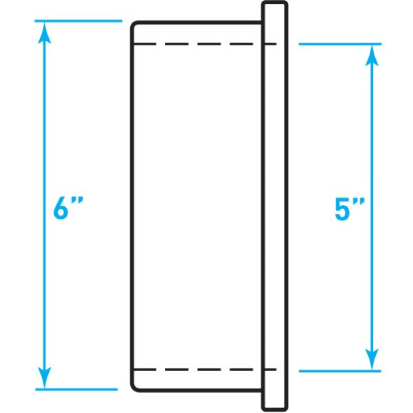 Air Intake Rubber Insert Sleeve Reducer - 5" / 6"