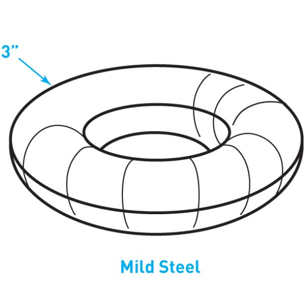 Exhaust Donut , Mild Steel - 3"