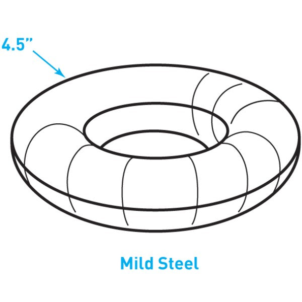 Exhaust Donut , Mild Steel - 4.5"