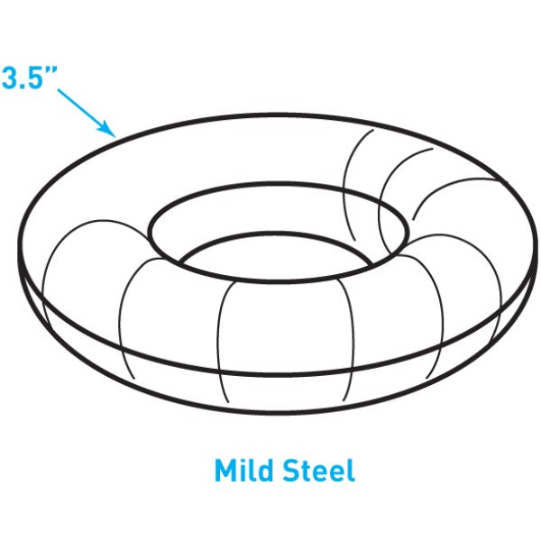 Exhaust Donut , Mild Steel - 3.5"